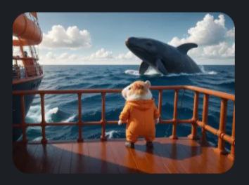 Hamster helps whales